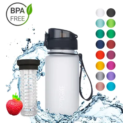 Produktbild von 720°DGREE Trinkflasche uberBottle 350ml, Farbe:snow white