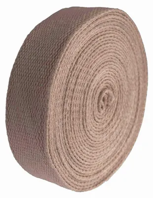 5m Gurtband 25mm aus 100% Baumwolle Gurtbänder Tragegurt Taschengurt beige