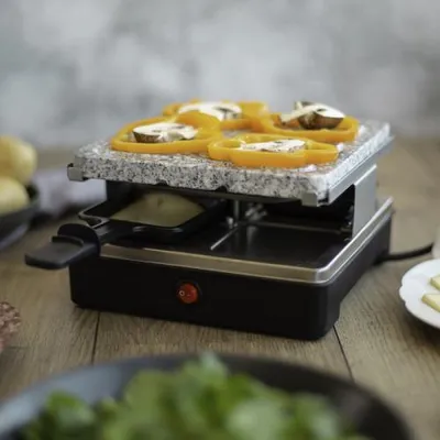 Obrázok produktu pre LIVOO raclette gril 4 osoby žulová doska večerný gril DOC242
