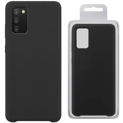 Obrázek produktu pro Silikonové Pouzdro Pružný Silikonový Kryt Samsung Galaxy A03S Černý