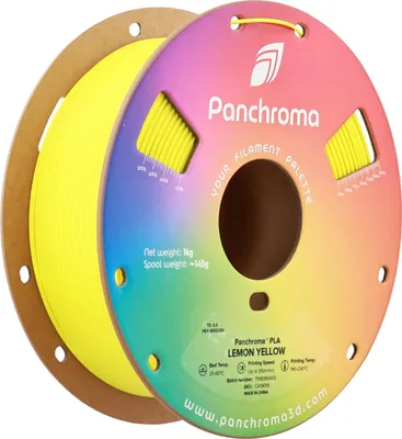 Image de Polymaker Panchroma™ PLA Lemon Yellow 1.75 mm 1KG