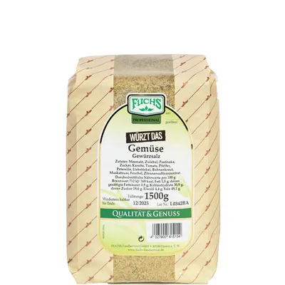 Obrázok produktu pre Fuchs Profesionálna zeleninová koreninová soľ kvalita a pôžitok 1500g