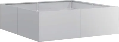 Produktbild von vidaXL Pflanzkübel 100x100x30 cm Verzinkter Stahl