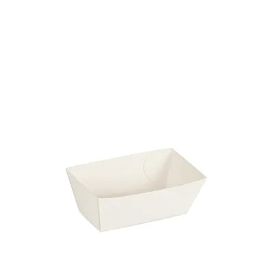 Produktbild von Saucentrays, Pappe "pure" 3,5 cm x 3 cm x 7 cm weiss "Good Food"