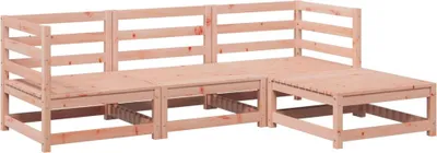 Produktbild von vidaXL 4-tlg. Garten-Sofagarnitur Massivholz Douglasie