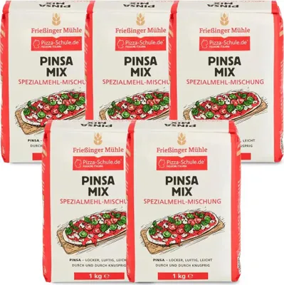 Produktbild von BIELMEIER Spezialmehl für Pinsa 5 Stück a 1 kg Frießinger Mühle