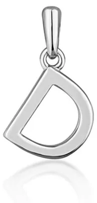 Immagine prodotto di Ciondolo minimalista con la lettera "D" in argento SVLP0948XH2000D