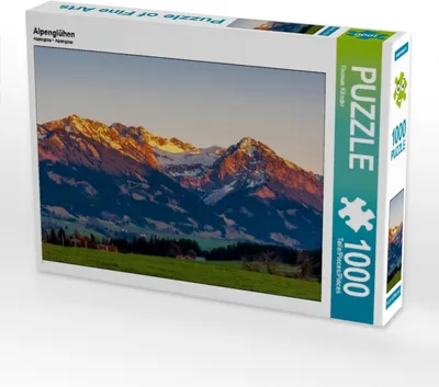 Produktbild von Calvendo Alpenglühen 1000 Teile Puzzle quer 640x480mm, Klinder Thomas; 7404739
