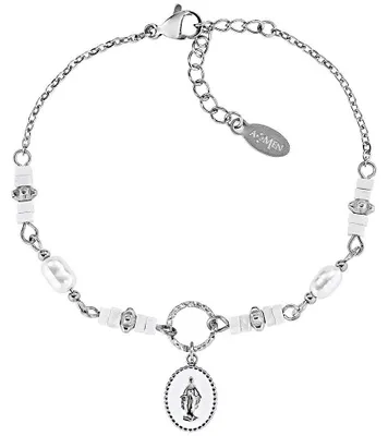 Produktbild von Armbanden Mit Anhängern Charms Amen Silber Kollektion Acciaio - frau