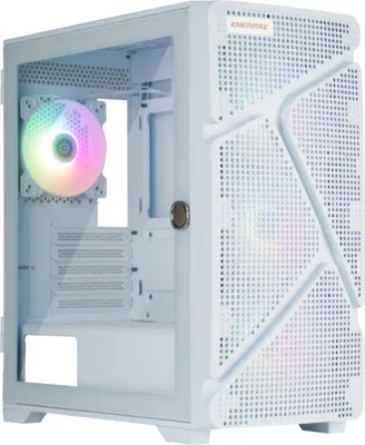 Produktbild von Enermax MarbleShell MS31, PC, Weiß, ATX, micro ATX, Mini-ITX, EATX, Gehärtetes Glas, SPCC, 16,2 cm, 41 cm