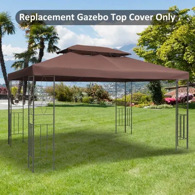 Produktbild von Ersatz-Pavillon-Dachplane – 2-lagiges Partyzeltdach | Farbe: Braun