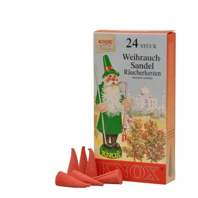 Produktbild von KNOX - Räucherkerzen Räucherkegel Gr. M - Weihrauch-Sandel