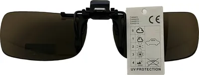 Produktbild von City Vision Polarisierter Brillen Aufsatz Clip On Braun