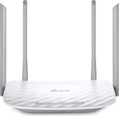 Produktbild von TP-Link Archer C50 WLAN-Router, Schwarz, AC1200 Dual-Band, USB, Kindersicherung, WPA3, VPN, Tether App, für 4K-Streaming, Gaming & Heimnetzwerk, Plug & Play, autom. Updates, 182,9 x 123,5 x 32,1 mm