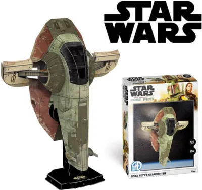 Productafbeelding van Star Wars Boba Fetts Slave 4D Puzzle 130pcs