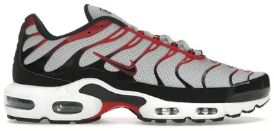 Obrázek produktu pro Nike TN Air Max Plus "Pure Platinum Black University Red" Červená/černá/bílá, Velikost: 45