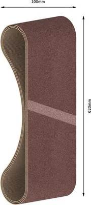 Produktbild von PRO X440 Schleifband, 100 x 620 mm, G100, 3-tlg.