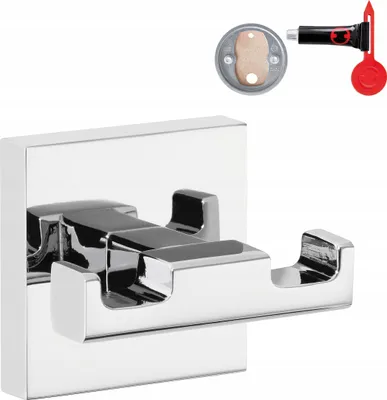 Immagine prodotto di Tesa 40405-00000-00 tesa Deluxxe Gaderobenhaken silber