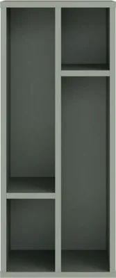 Produktbild von Forte ALICE SPRINGS Schrankeinsatz 30, modern-minimalistisch, 4 Fächer, Organisation, Holzwerkstoff, Salbei, 30 cm breit x 72,1 cm hoch x 34,8 cm tief