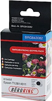 Produktbild von Dual Pack schwarz für EPSON Stylus S22, SX230, SX235, SX425