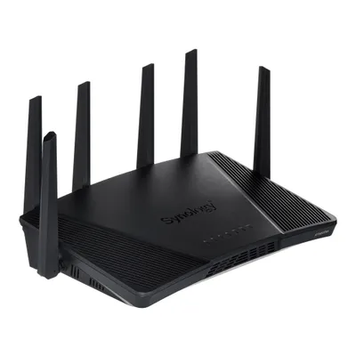 Immagine prodotto di Synology RT6600AX - Router wireless - Switch a 4 porte - GigE, 2,5 GigE - Porte WAN: 2 - 802.11a/b/g/n/ac/ax - Tri-band