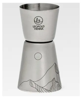 Produktbild von Cocktail Jigger 20/40ml Edelstahl - Pipette Mountains