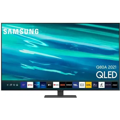 Produktbild von SAMSUNG QE55Q80A - UHD 4K QLED-Fernseher - 138 cm (55 '') - 100-Hz-Panel - HDMI 2.1-kompatibel - Smart TV - 4xHDMI - .