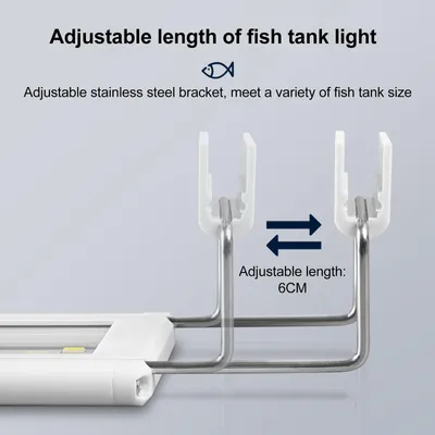 Image de Lampes LED pour aquarium Lampes d'aquarium à économie d'énergie Lampes à pince pour aquascape Lampes pour aquarium à explosion d'algues Lampes pour aquarium à gazon