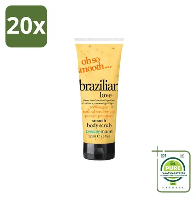 Image de 20 x Gommage corporel Treaclemoon "Brazilian Love" - 225 ml - Lot de 20 pièces