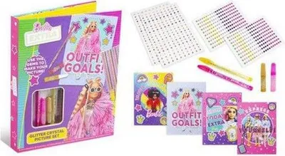 Produktbild von BARBIE EXTRA Glitter Crystal Bilder Set
