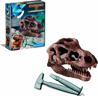 Produktbild von Ausgrabungs-Set: Riesenschädel des T-Rex, Experimentierkasten