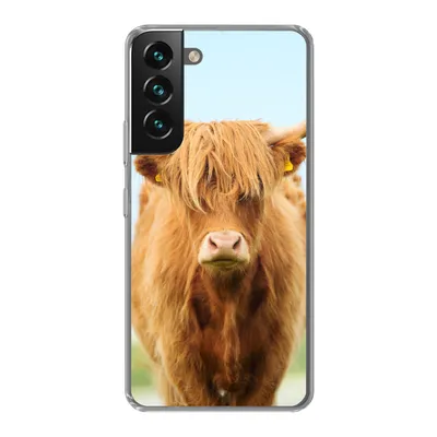 Produktbild von MuchoWow® Handyhülle Schutzhülle Hülle für Samsung Galaxy S22 Plus Schottischer Highlander - Haare - Gras Silikon Softcase Handy Hülle - Schutzabdeckung