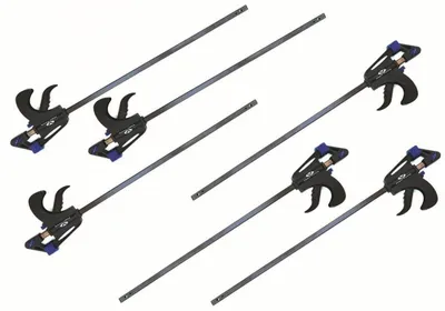 Productafbeelding van Set van 6 eenhandige klemmen, 900 mm, voor doe-het-zelf projecten