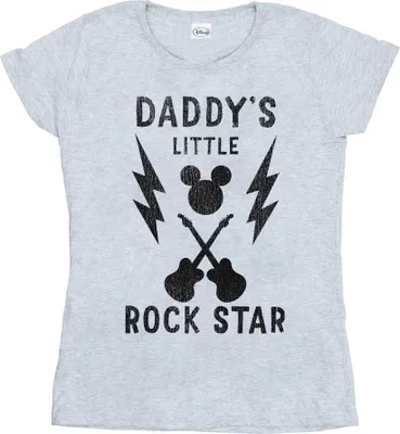Produktbild von Disney - "Daddy's Rock Star" T-Shirt für Damen BI31572 (S) (Grau)
