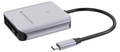 Produktbild von Conceptronic BIAN09G 3-in-1-Kartenleser USB 3.2 Gen 2, CFast 2.0, SD TF/MicroSD 4.0, UHS-II