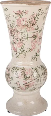 Produktbild von Clayre & Eef Vase Ø 15x32 cm Beige Keramik