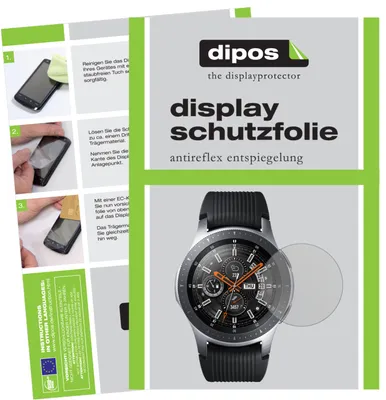 Produktbild von 2x Schutzfolie für Samsung Galaxy Watch 46mm matt Displayschutzfolie Display