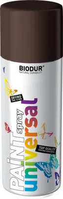 Produktbild von Biodur | Sprühlack - Schokoladenbraun (RAL 8017) - 400ml, Sprühfarbe, Lackspray, Universal - Betonfarbe, Sprühlacke für Holz, Metall, Glas