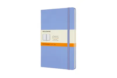 Produktbild von Moleskine Notizbuch, Format Large/A5, mit Linien, Hardcover, Farbton: Hortensienblau