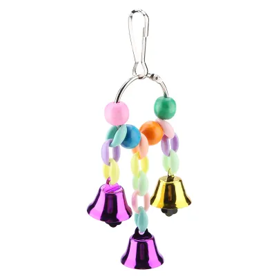 Obrázek produktu pro 5ks/ sada dřevěných papoušků Swing Hanging Chew Climbing Toy Set Cockatiel Budgie