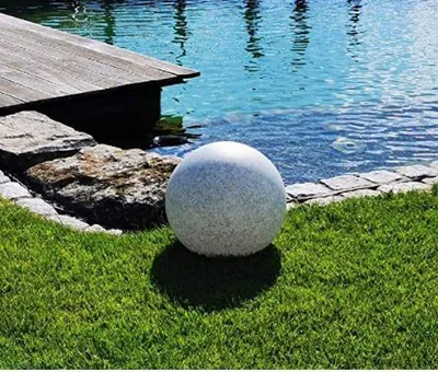 Produktbild von 25cm Ø Gartenkugel in Naturstein-Optik