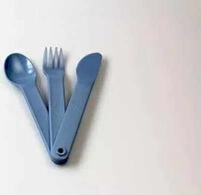 Immagine prodotto di TUPPERWARE To Go Picnic Cutlery SET coltello blu + forchetta + cucchiaio