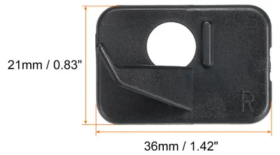 Produktbild von Pfeilauflage fš¹r Recurvebogen 6 Stš¹ck Plastik Kleber Bogenschie?en Pfeil Unterstš¹tzung Bogensport Bogen Zubeh?r fš¹r Rechte Hand Kompakter Recurve Bogen