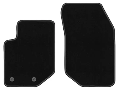 Produktbild von Velours-Fußmatten Vorne für Jeep Avenger(j) 2023- (Crossover benzyna) – 2-tlg, Schwarz, passgenau – Wielganizator BASIC