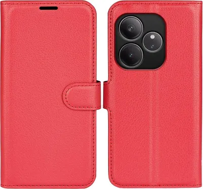 Produktbild von Mobigear Classic  Realme GT 6 Hülle Klapphülle Geldbörse - Magenta