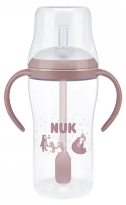 Immagine prodotto di Biberon NUK Perfect Match per l'apprendimento con cannuccia BEAR 260 ml