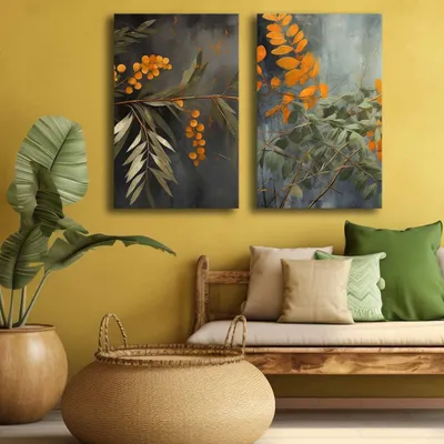 Immagine prodotto di Wallity, 2p4570softc-003, Quadro decorativo su tela (3 pezzi), 100% TELA, Multicolore, 45 x 70 cm