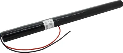 Produktbild von Notleuchtenakku NiMH 9,6V 1800mAh L1x8 Sub-C mit 200mm Kabel einseitig