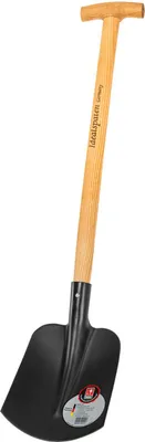 Image de IDEAL Idealspaten Kompakt-Schaufel, Emsländer Sandschaufel, Gr. 000, 1/2 h., noir, manche en T en frêne 63 cm - 02060195