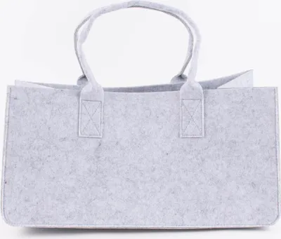 Produktbild von Aufbewahrungstasche Filz hellgrau oder dunkelgrau 50x25x25cm